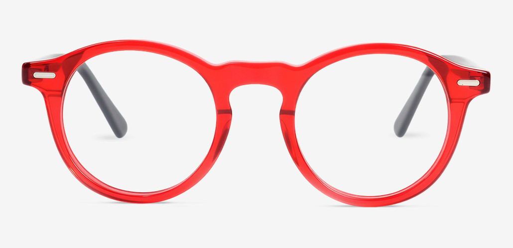 Chloe Gafas Redondas Rojas