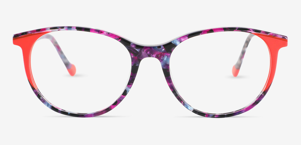 Robert Purple Round Glasses