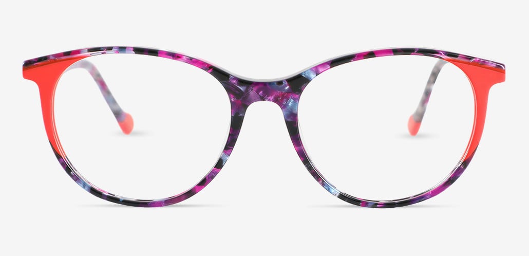 Robert Purple Round Glasses