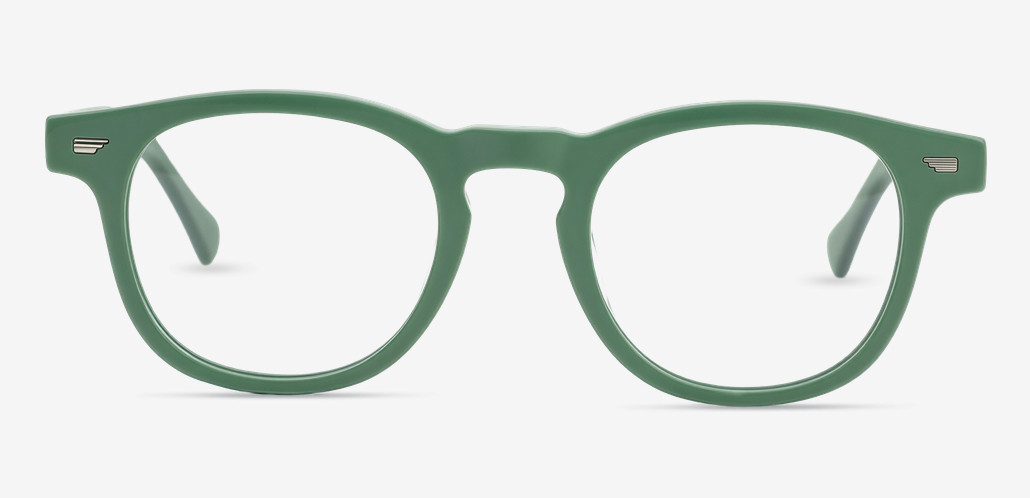 Bella Gafas Cuadradas Verdes