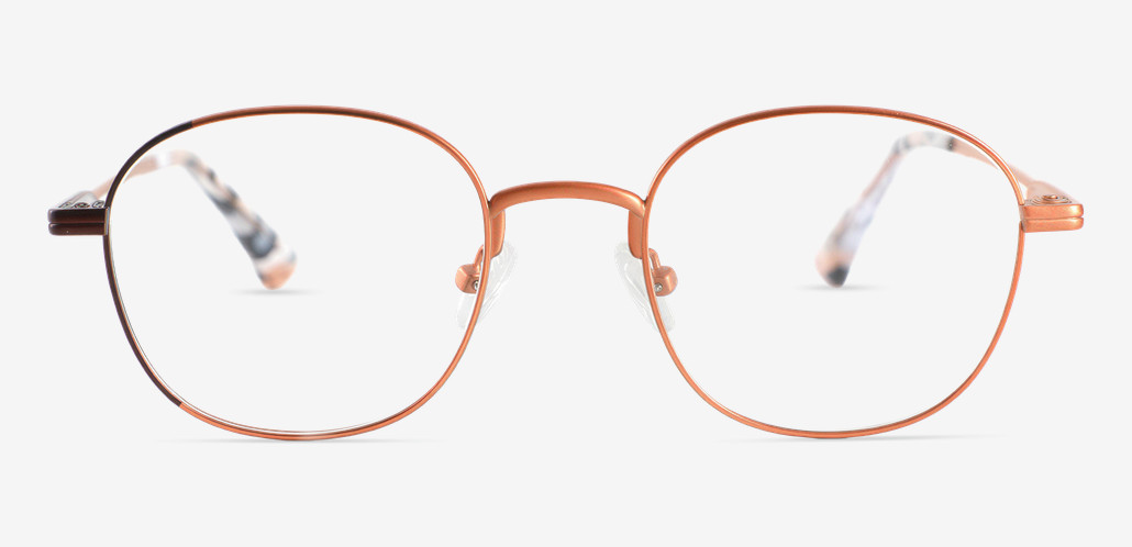 Tobias Orange Square Glasses