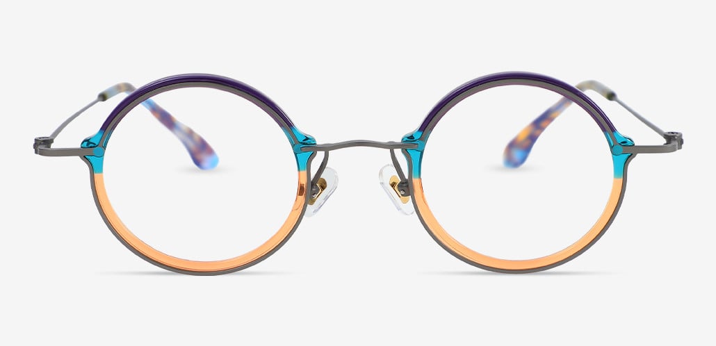 Farley Orange Runde Brille
