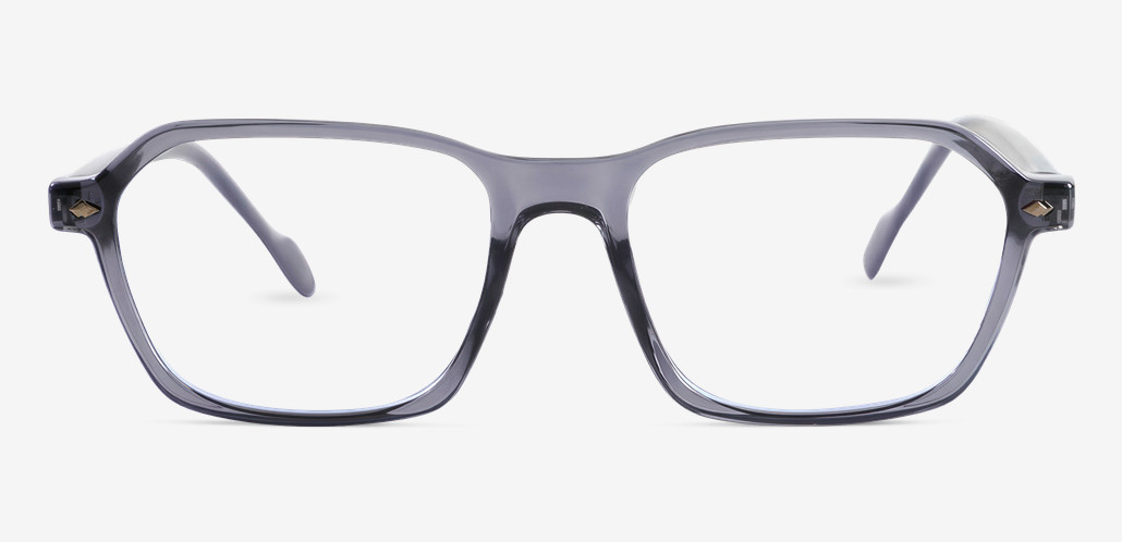 Gresham Gray Rectangle Glasses