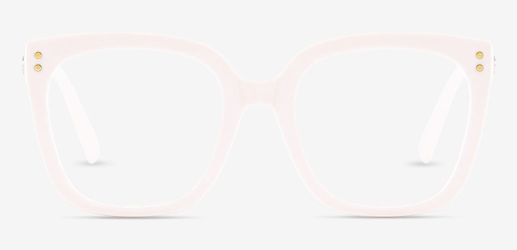 Trog Gafas Cuadradas Blancas