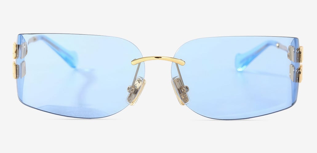 Bulwer Gafas de sol Rectangulares Azules