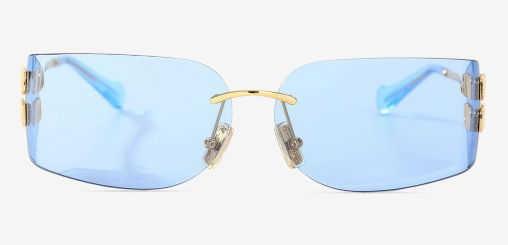 Bulwer Gafas de sol Rectangulares Azules