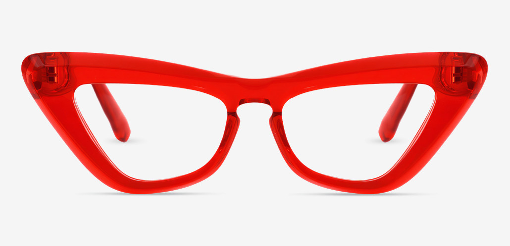 Grantha Gafas Cat Eye Rojas
