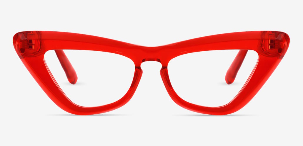 Grantha Gafas Cat Eye Rojas