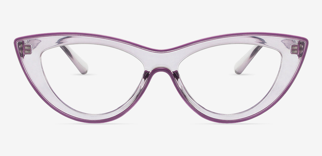 Trista Purple Cat Eye Glasses