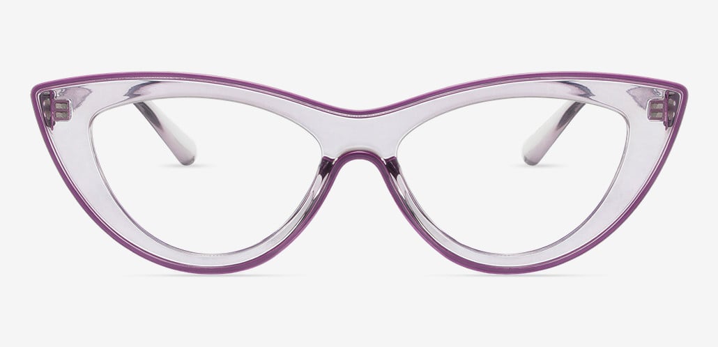 Trista Purple Cat Eye Glasses
