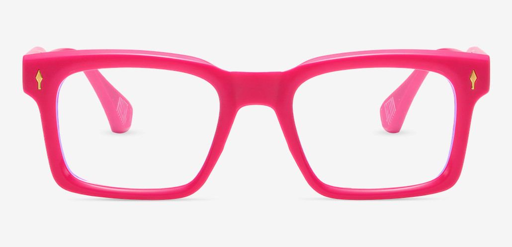 Werner Gafas Cuadradas Rosas