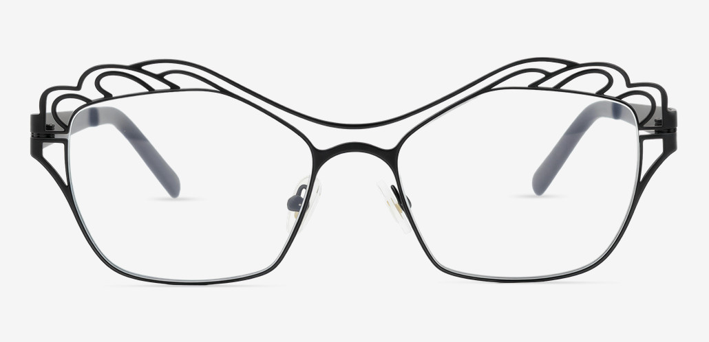 Sylvia Black Cat Eye Glasses