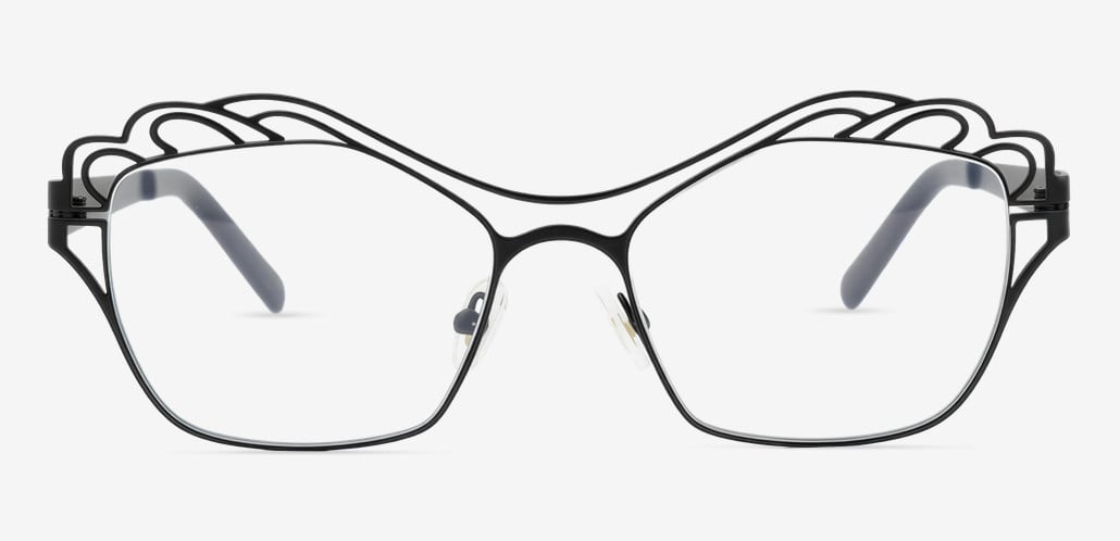 Sylvia Black Cat Eye Glasses