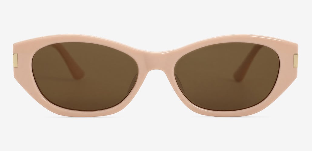 Graham Pink Rectangle Sunglasses