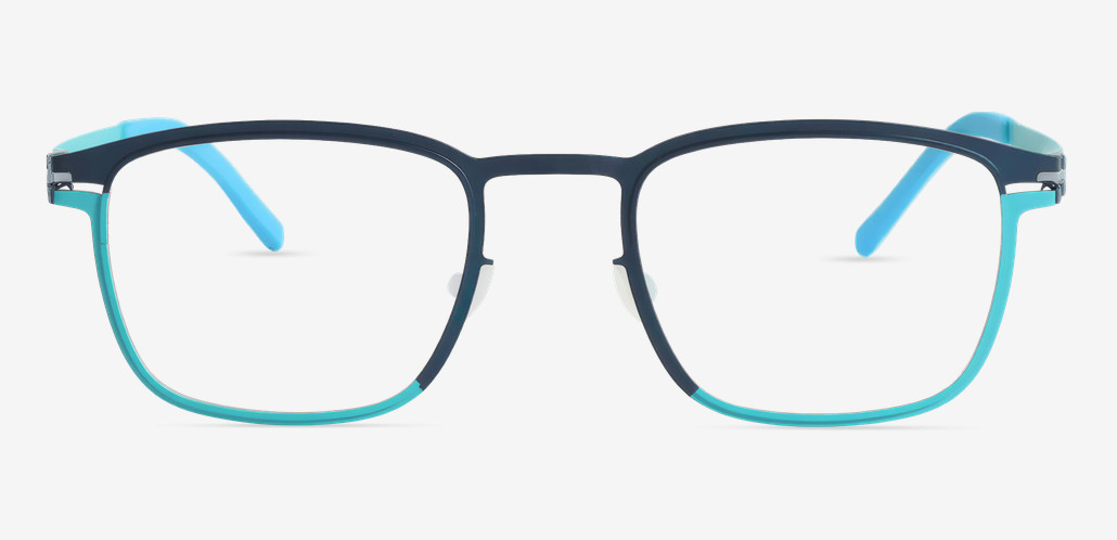 Glover Gafas Cuadradas Azules