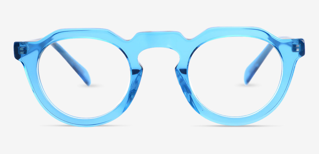 Toland Occhiali Rotondi Blu