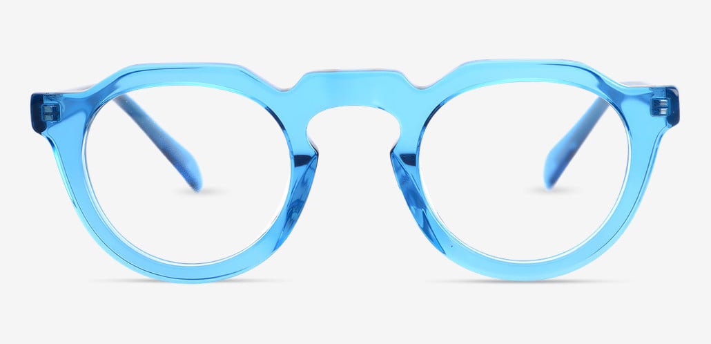 Toland Occhiali Rotondi Blu