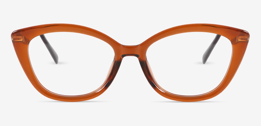 Bertina Brown Cat Eye Glasses