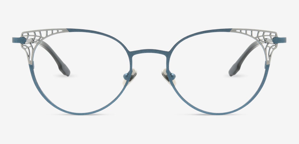 Oswa Gafas Cat Eye Azules