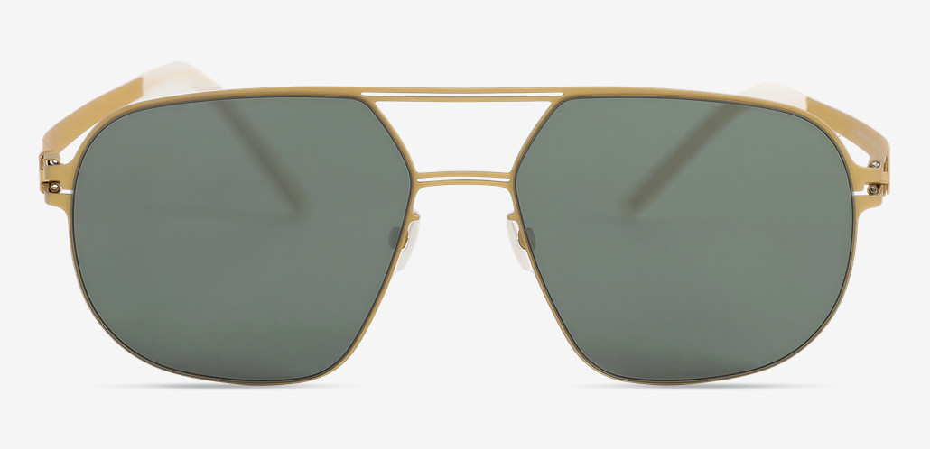 Andre Gold Aviator Sunglasses