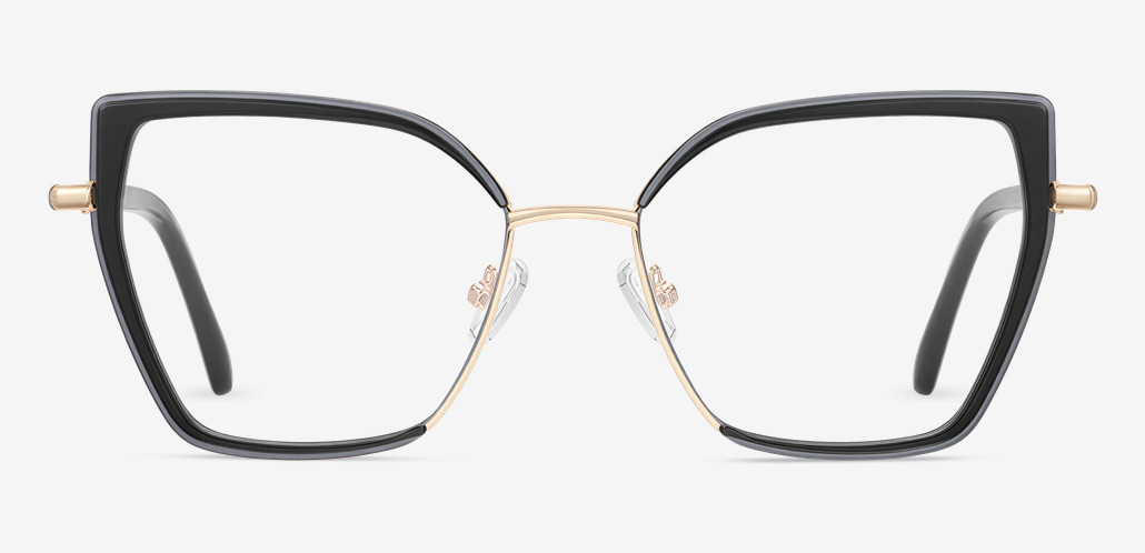 Modesty Black Cat Eye Glasses