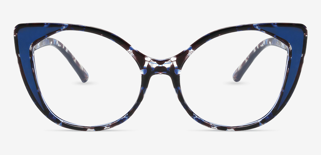 Moulton Blue Cat Eye Glasses