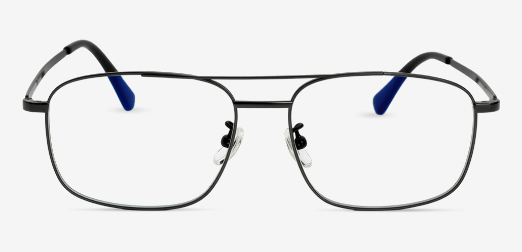 Charlie Black Aviator Glasses