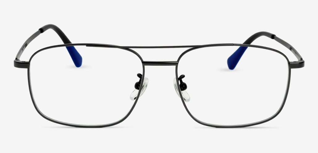 Charlie Black Aviator Glasses