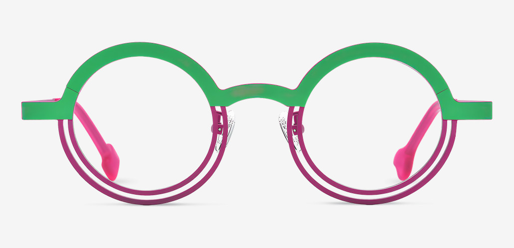 Charle Gafas Redondas Verdes