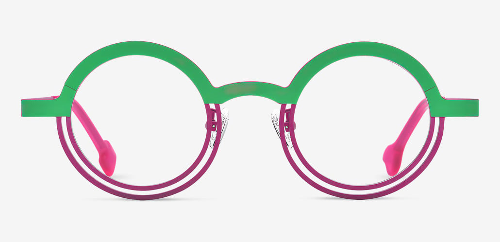 Charle Gafas Redondas Verdes