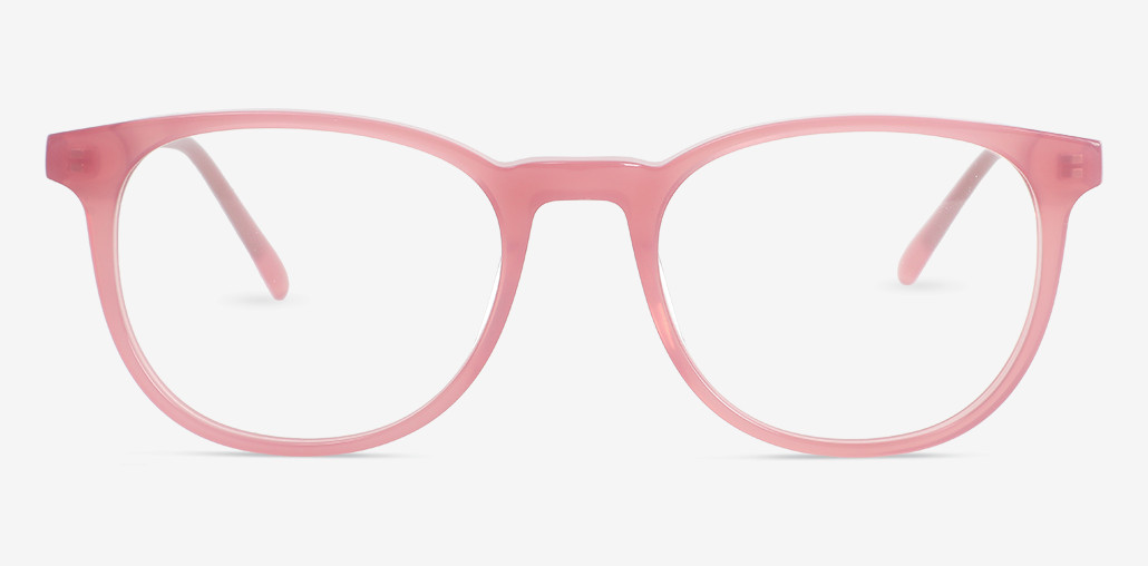 Larissa Pink Round Glasses