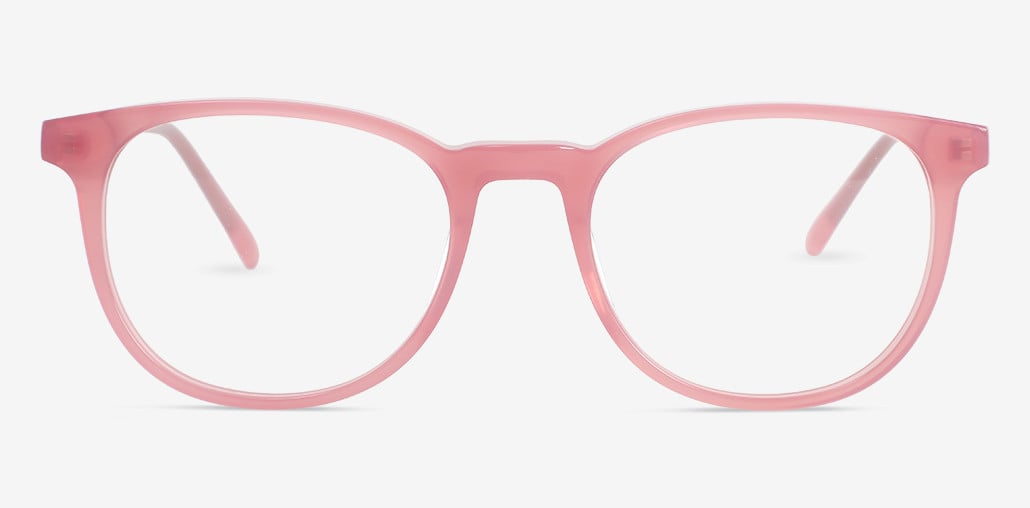 Larissa Pink Round Glasses