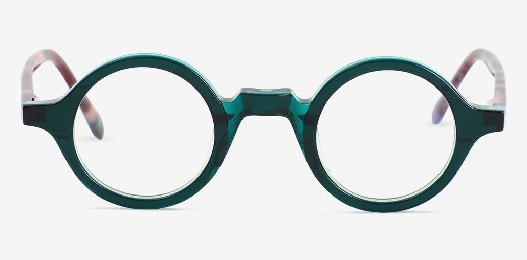 Jack Green Round Glasses