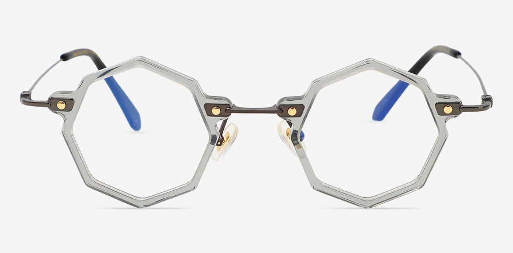 Forrest Gafas Geométricas Grises