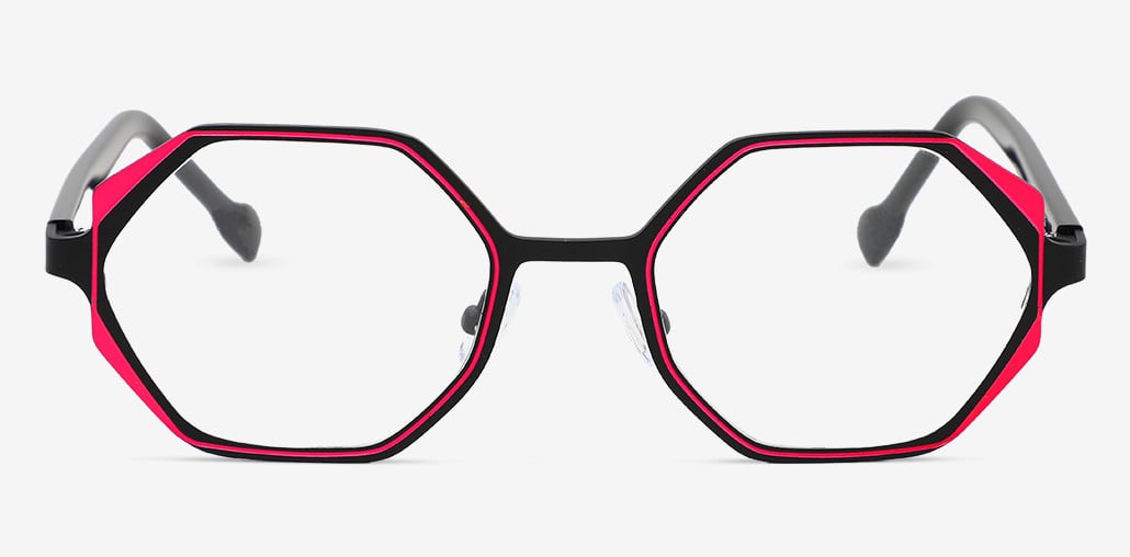 Ferris Gafas Geométricas Moradas