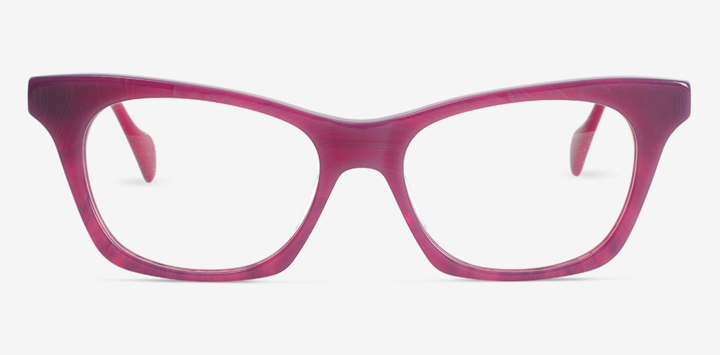 Lacey Purple Cat Eye Glasses