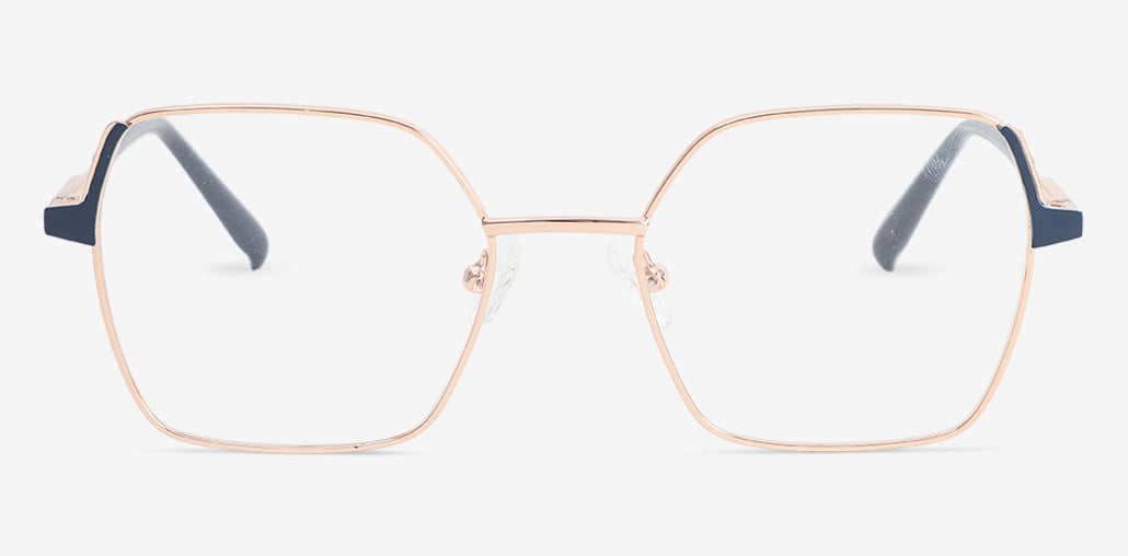 Lea Gafas Geométricas Rosas