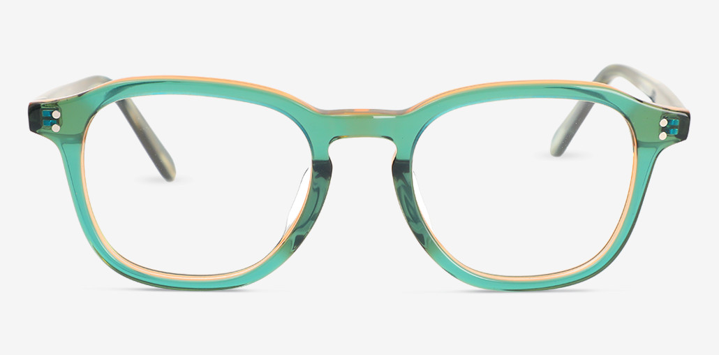 Questa Gafas Cuadradas Verdes