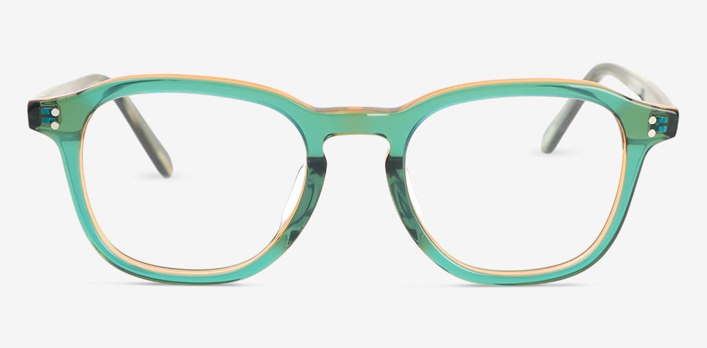 Questa Gafas Cuadradas Verdes