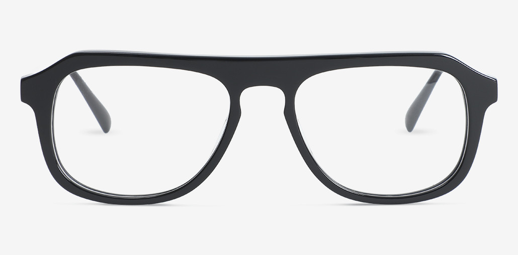 Laura Lunettes Aviateur Noires