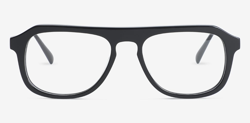Laura Lunettes Aviateur Noires