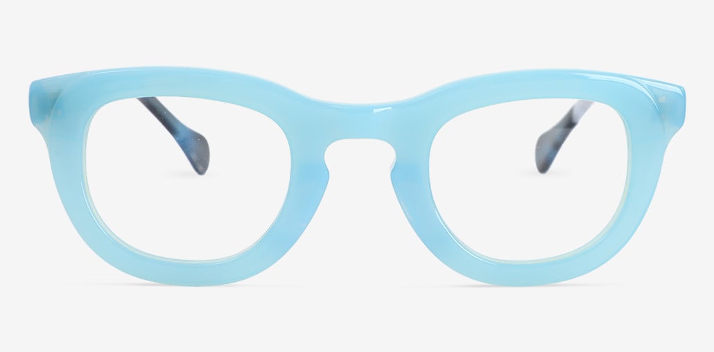 Jed Blue Round Glasses