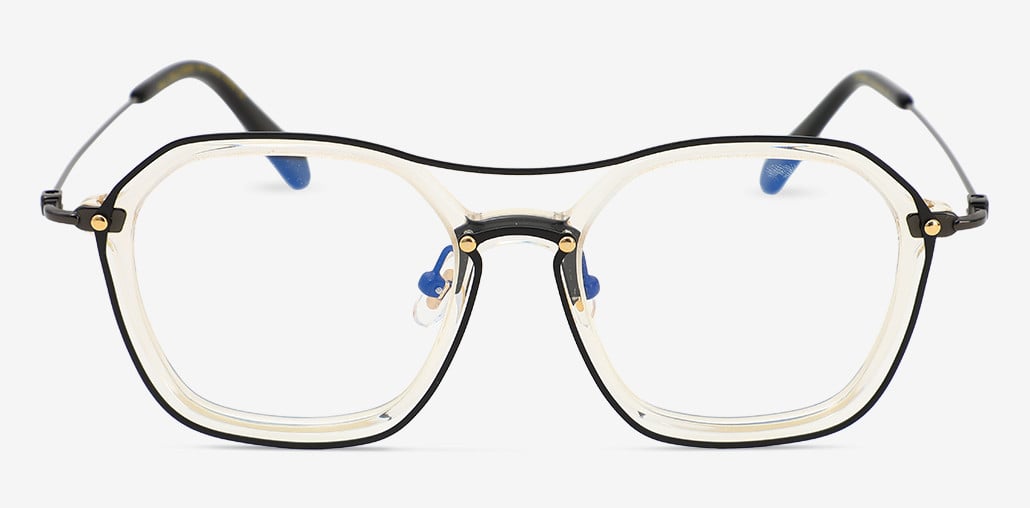 Hadley Gafas Aviador Transparentes