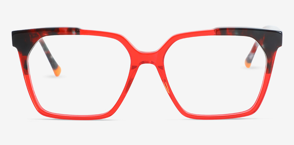 Elvis Gafas Cuadradas Rojas