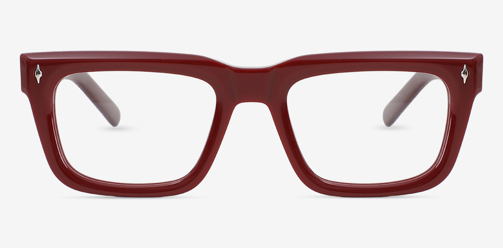 Hartley Rote Quadratische Brille