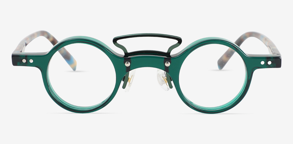 Patricia Gafas Redondas Verdes