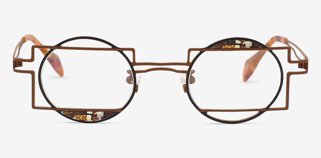 Harland Brown Round Glasses