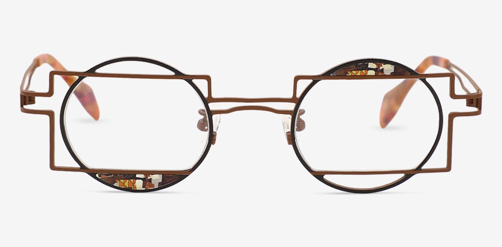 Harland Brown Round Glasses