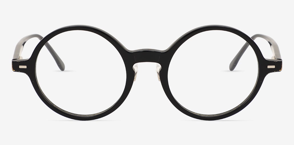 Peg Schwarze Runde Brille