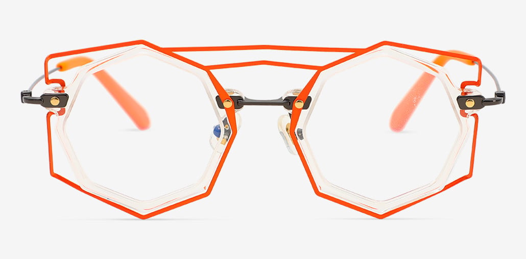 Nicolette Gafas Aviador Transparentes